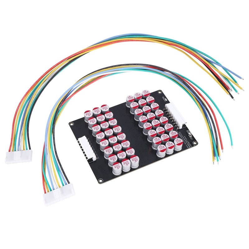 12S Lipo Battery Balancing Board - A33T-12S 13S 14S 15S 16S ตัวปรับสมดุลและแบตเตอรี่แบบแอคทีฟ