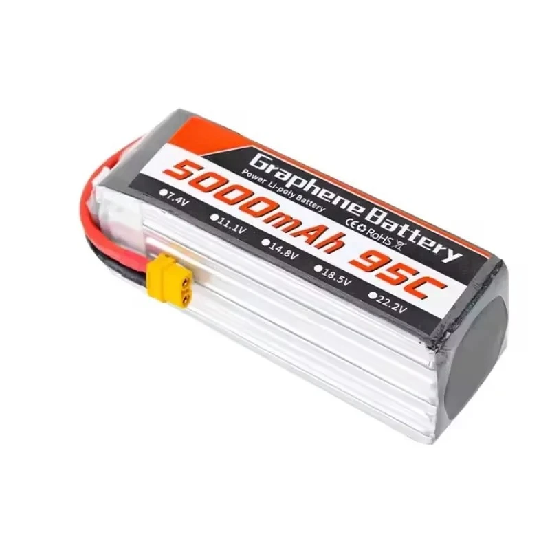 แบตเตอรี่ลิโพ 95C 22.2V 6S 500 - 6S Lipo Battery 22.2V 5000Mah บทวิจารณ์และราคา