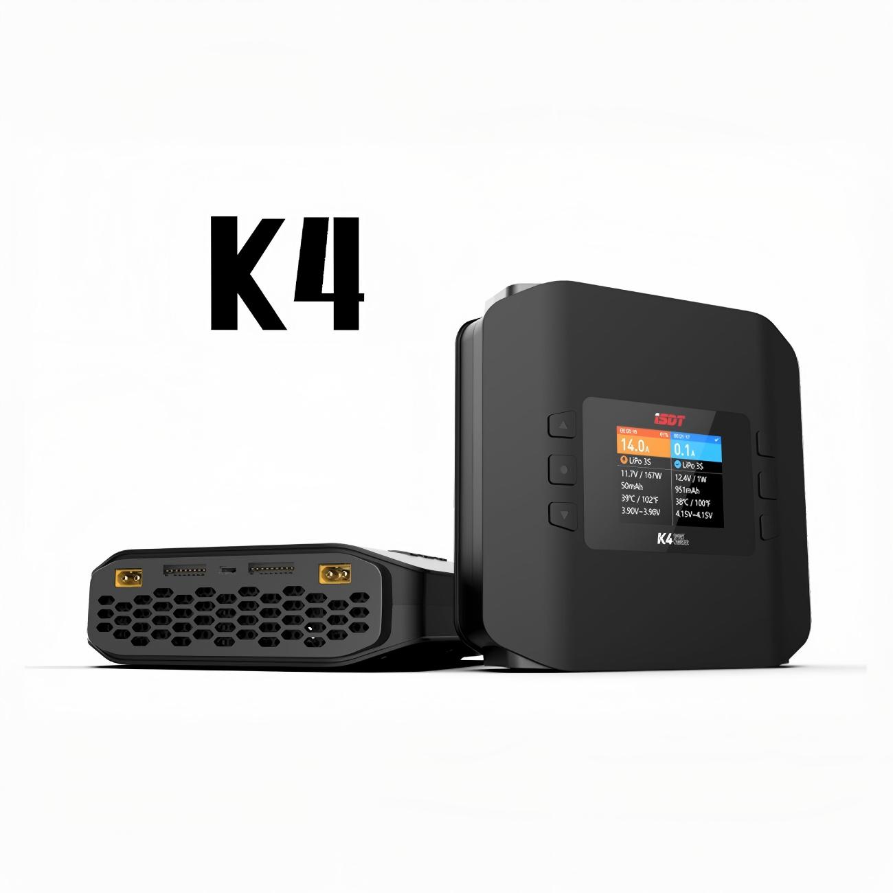 เครื่องชาร์จสมาร์ทบาลานซ์แบบสอ - Isdt K4 Dual Lipo Charger บทวิจารณ์และราคา